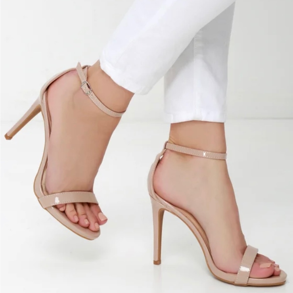 Lulus Nude Heels - Picture 2 of 5